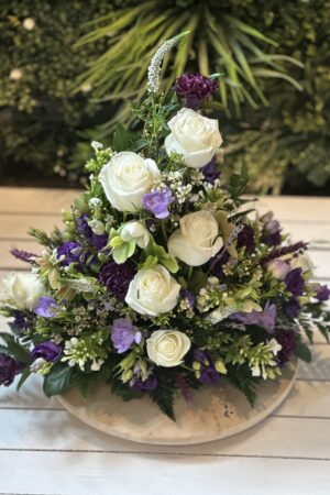 Front facing floral arrangement