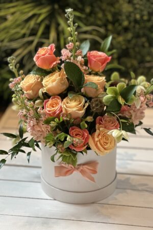 Peach is the dream hatbox